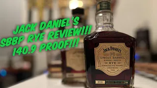 JACK DANIEL’S SINGLE BARREL BARREL PROOF RYE REVIEW!!!!