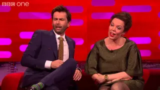 David Tennant & Olivia Colman’s sexual tension   The Graham Norton Show  Series 16   BBC One clip4