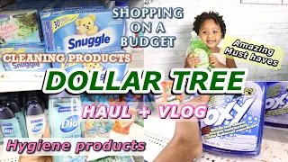 DOLLAR TREE Haul + Vlog ( Hygiene products, Cleaning products and more)