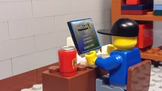 Lego Playing Minecraft (BrickFilm)