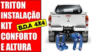 EP. 60 // Mitsubishi L200 TRITON: Como Instalar o KIT ALTURA e o KIT CONFORTO na Suspensão!