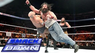 WWE SmackDown 29.10.2015: Dean Ambrose, Ryback & Cesaro vs. The Wyatt Family