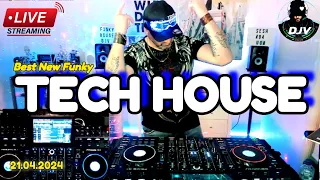 Funky TECH House Mix | DJV Power Energy 21.04.2024 #techhouse #remix #music
