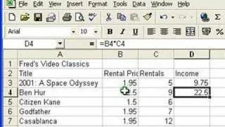 Microsoft Excel Tutorial for Beginners #3 - Calculations (Formulas)