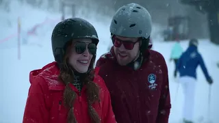 Lindsay Lohan's Ice Skating Scene | Falling for Christmas