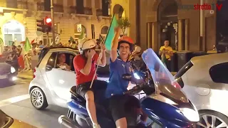 Messina in festa per l'Italia Campione d'Europa