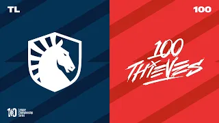 TL vs. 100 - Week 1 Day 1 | LCS Spring Split | Team Liquid vs. 100 Thieves (2022)