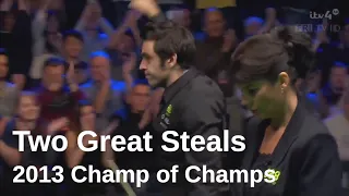 Ronnie O'Sullivan | Two Counter Attacks | 2013 Champion of Champions