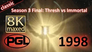 Quake2 PGL Season 3 Thresh vs Immortal (q2 finals 1998) | q2 8K resolution on laptop