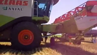 CLAAS Lexion 540 Fendt 412 Vario búza aratás 2010 Sióagárd.mp4