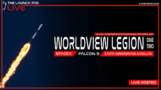 LIVE! SpaceX Maxar 1 (Worldview Legion 1+2) Launch