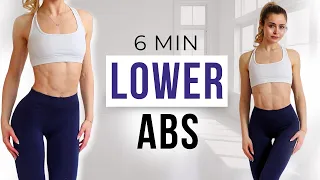 6 MIN LOWER ABS PILATES  - Burn lower belly fat  (intense)