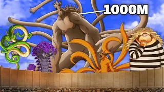 10 Anime Giants Compared to Wall Maria from Attack on Titan - Part 1