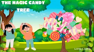 Magic Candy Tree - storytelling| story in english|  short stories | story for kids | cartoon videos