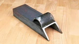 An idea that millions of people will appreciate! homemade metal bending tool rarely known by welders