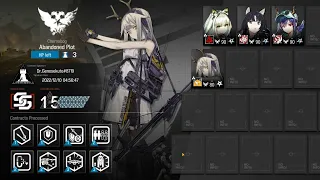 [Arknights] CC#9 | Operation Deepness - Day 3 - Abandoned Plot | Max Risk | 4 Ops