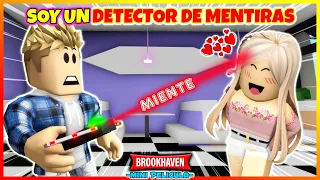 SOY UN DETECTOR DE MENTIRAS 😱 Roblox Brookhaven rp Mini Pelicula (Historias con Voces)