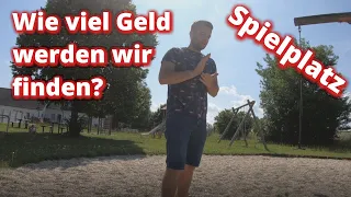 Spielplatz Schatzsuche Wie viel VERLORENES Geld werden wir finden  Sondeln