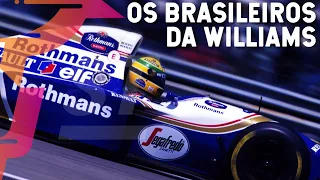 WILLIAMS NA F1: RELEMBRE OS 7 BRASILEIROS QUE CORRERAM PELA EQUIPE