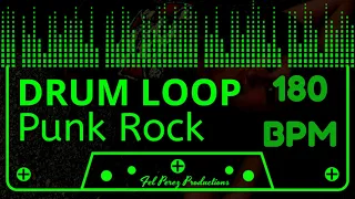 Punk Rock - Free Drum Loop 180 BPM (Backing Track Bateria)