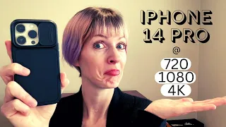 Comparing iPhone 14 Pro Video Settings @ 720, 1080p, 4K + 24/30/60 fps