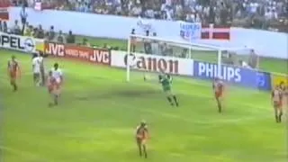 Uruguay 1 Dinamarca 6 - Mundial 1986 (Partido Completo)