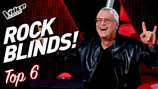 Fantastic ROCK SONGS Blind Auditions on The Voice! | TOP 6