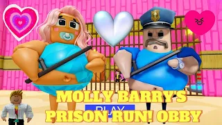 MOLLY BARRY'S PRISON RUN! OBBY #roblox