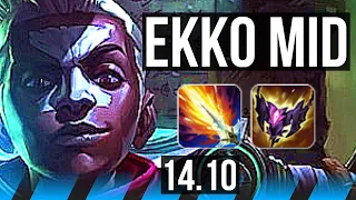 EKKO vs AURELION SOL (MID) | 13/1/4, Legendary, 1400+ games | EUW Master | 14.10