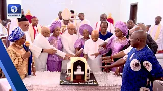 Emeka Okwuosa, Family And Friends Gather For Dedication Of Christ Church In Anambra