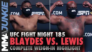 UFC Fight Night 185 weigh-in highlights: Four miss weight