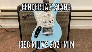Fender JAG-STANG MIJ vs MIM