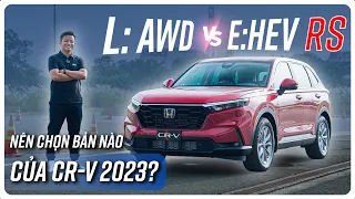 Chênh 51 triệu, chọn Honda CR-V 2023 HEV RS hay L AWD: Chọn options hay chọn hệ dẫn động?