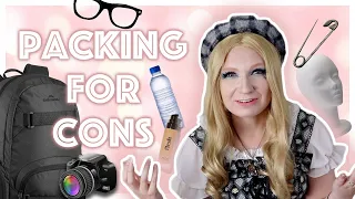 What I Bring to an Anime Convention [ Pack a Con Backpack with Me ]