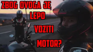 Zasto je lepo voziti motor i biti bajker? Zasto se skuterasi ne pozdravljaju? + brutalna voznja