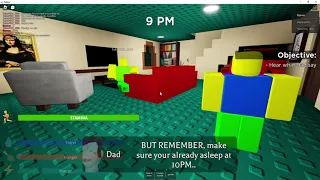 Playing WEIRD Strict Dad on Roblox
