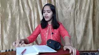 Sariba ki e nisi go nagara Mohana bina........ Odishi Song rendered by Arya Adyashakti Tripathy