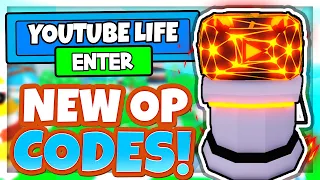 Youtube Life (MYTHIC PLAY BUTTON!) CODES *UPDATE* ALL NEW ROBLOX Youtube Life CODES
