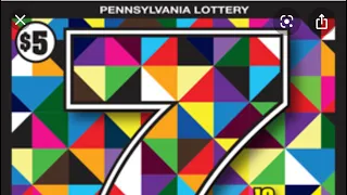 $300 FULL BOOK OF BRAND NEW PA SCRATCH TICKET “7” CHECK IT OUT!!