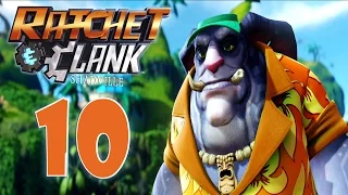 Ratchet & Clank (PS4) Прохождение игры #10: Планета Покитару и путь на вершину водопада