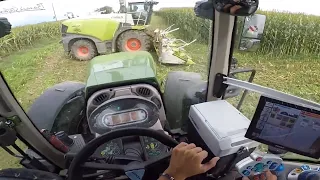 FENDT Vario 933 S4 ProfiPlus + CROSETTO 4 axes | MAIS Silage| View From The Driver