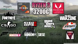 Ryzen 3 3200G Vega 8 - Test in 14 Games - 3200G Gaming