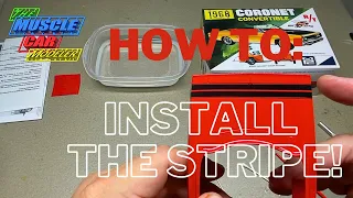 How To: Install the AMT 1968 Dodge Coronet RT Stripe Decals