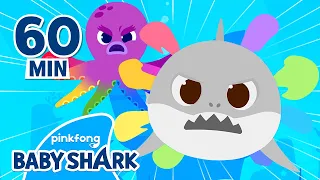 Where Did My Color Go? (1 Hour Loop) | +Compilation | Baby Shark Color Songs | Baby Shark Official