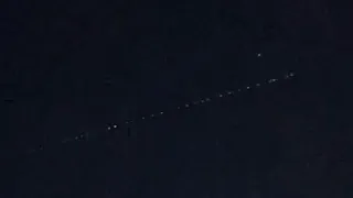What’s that? Viewers spot traveling line of lights in sky Tuesday morning