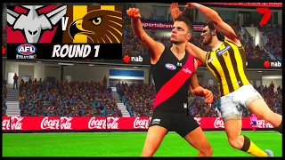 The New Draftees - Round 1 | 2021 Season Pack | AFL Evo 2 PS5 Coach/Career Mode