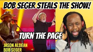 BOB SEGER AND JASON ALDEAN - Turn the page REACTION (He went back to being a kid) First time hearing