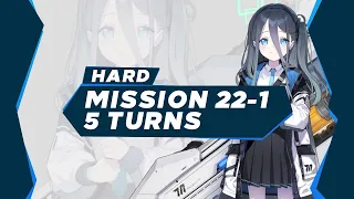 [ Blue Archive ] Mission 22-1 Hard 5 Turns
