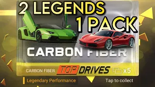 2 Legendaries in 1 Pack! 30 Minutes of Carbon Fibers! (Top Drives Pack Opening)