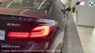 2022 BMW 530i M Sport - Carbon Black